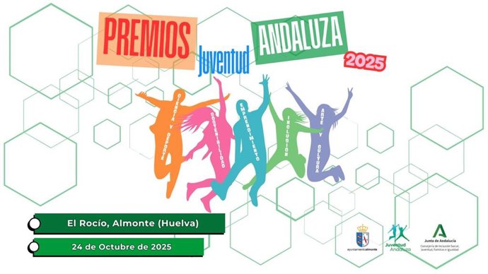Cartel de los Premios Juventud Andaluza 2025.