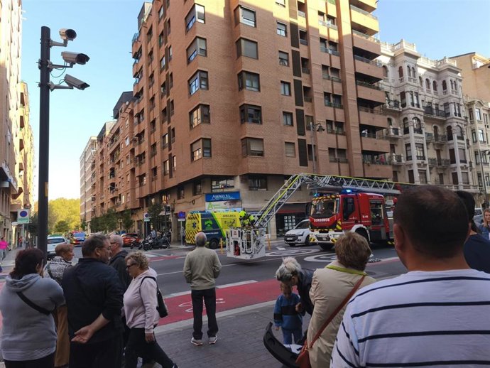 Servicios de Emergencia, en el lugar del suceso