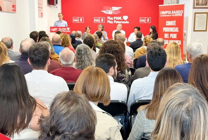 El Comité provincial del PSOE de Salamanca encara un futuro "abierto" como un partido "útil, eficaz y cohesionado"
