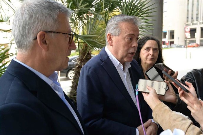 Caamaño, en declaracións aos medios.