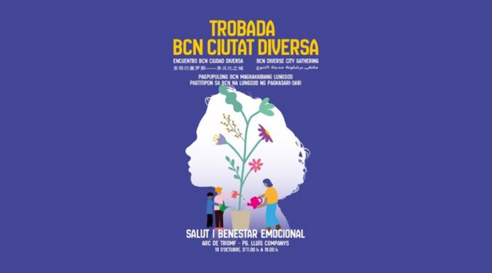 Póster de Trobada BCN Ciutat Diversa 2025