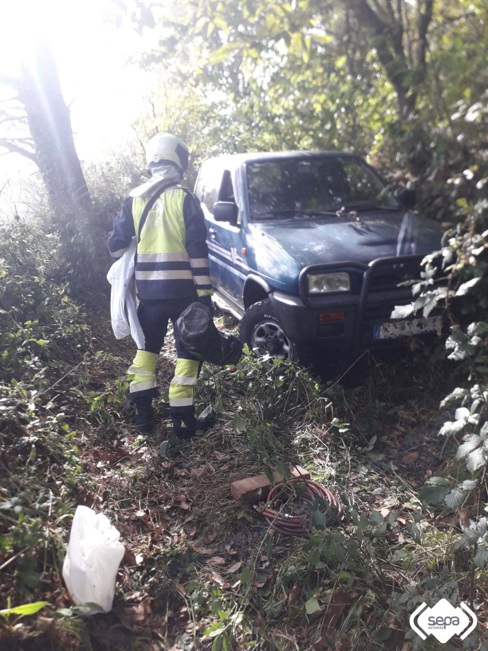 Accidente con un fallecido en El Franco.