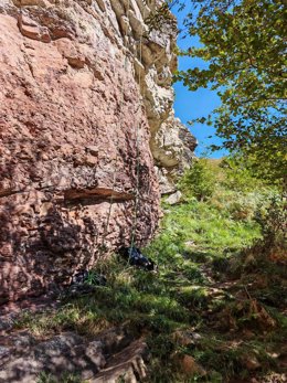 Rescatada una escaladora con fractura de pierna en Bárcena de Pie de Concha