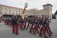 Más de 400 cadetes de nuevo ingreso en la Academia General Militar de Zaragoza efectúan su juramento a la Bandera
