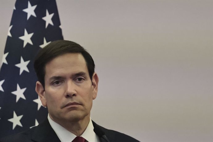 Archivo - September 3, 2025, Mexico, Cdmx, Mexico: Foreign Minister JUAN RAMON DE LA FUENTE meets with United States Secretary of State MARCO RUBIO during his diplomatic visit in the JosÃ María Morelos y Pavón Room of the Ministry of Foreign Affairs (SRE)