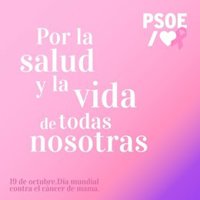 El PSOE pide a Moreno "que deje de mentir" sobre los cribados en su manifiesto por el día mundial del cáncer de mama