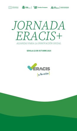 Imagen del cartel de la jornada de Eracis+.