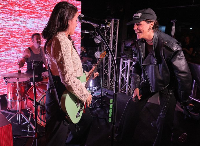 Marlena en concierto en la Gira Vibra Mahou.