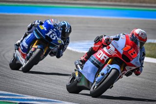 Archivo - 18 GONZALEZ Manuel (spa), QJMOTOR Gresini Moto2,Kalex Moto2, action during the 2024 Moto2 Estrella Galicia 0,0 de Espana on Circuito de Jerez - Ángel Nieto from April 26 to 28 , 2024 in Jerez, Spain - Photo Studio Milagro / DPPI