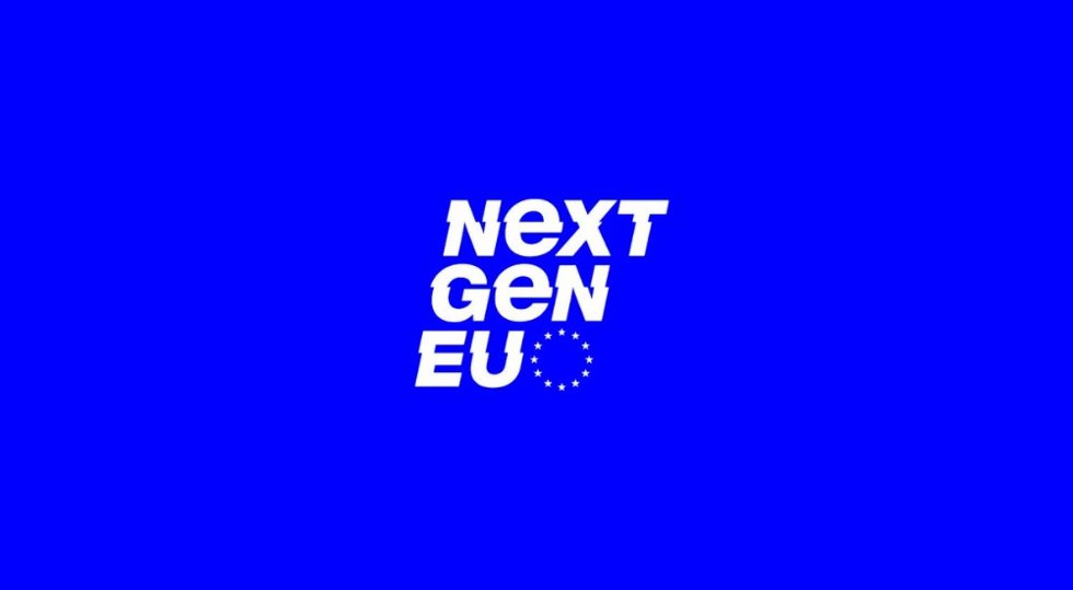 Archivo - Logo de los fondos Next Generation de la UE