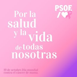 El PSOE s'uneix a la jornada reivindicativa amb el lema: la sanitat ha de ser pública, gratuïta, universal i de qualitat.