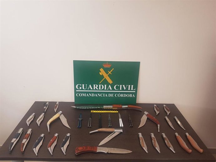 La 29 armas intervenidas.