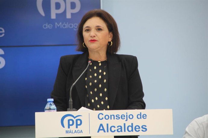 La presidenta del Consejo de Alcaldes del PP de Málaga, Margarita del Cid.
