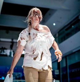 El evento 'Survival Zombie' en Los Arcos concluye con la participación de cerca de 300 jugadores.
