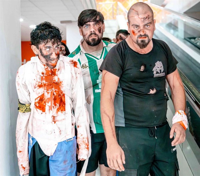 El evento 'Survival Zombie' en Los Arcos concluye con la participación de cerca de 300 jugadores.