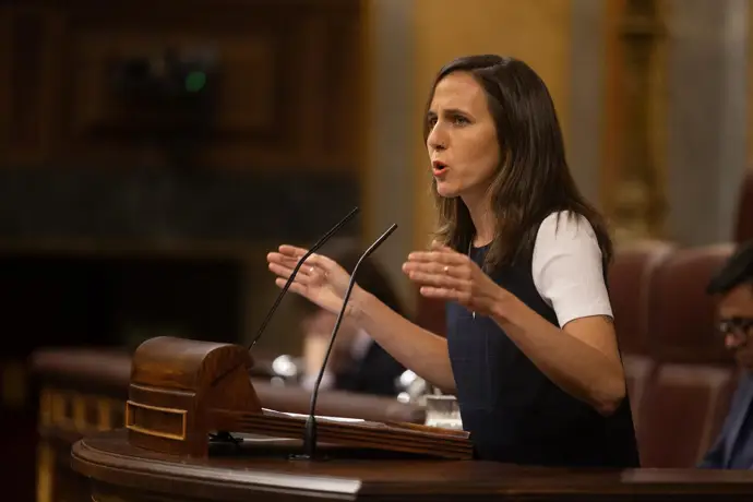 Ione Belarra, portavoz de Podemos en el Congreso