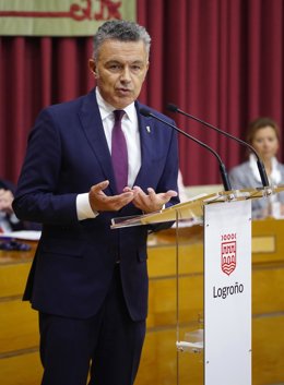 El alcalde de Logroño, Conrado Escobar, en el Debate de la Ciudad 2024