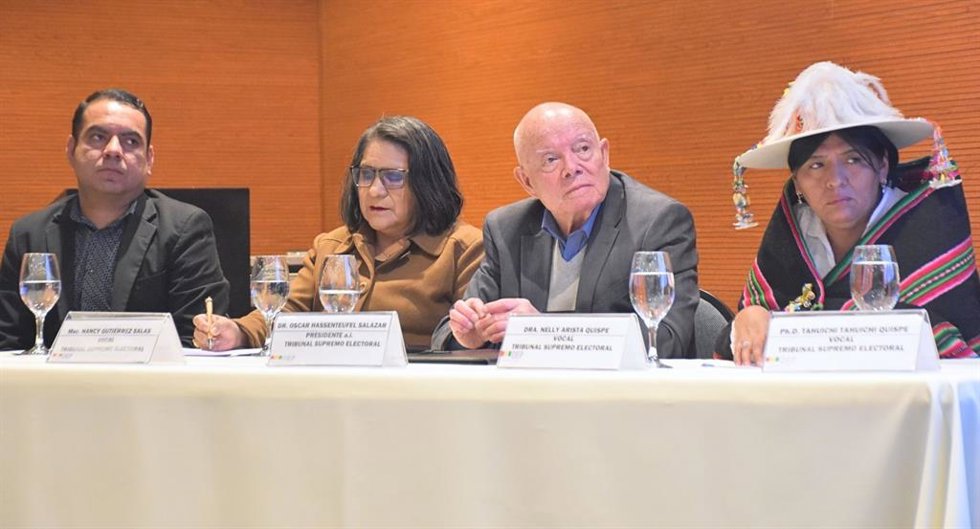El presidente del Tribunal Supremo Electoral de Bolivia, Óscar Hassenteufel (archivo)