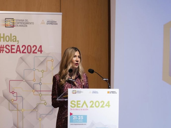 A vicepresidenta, Mar Vaquero, abrió la Semana del Emprendimiento 2024.