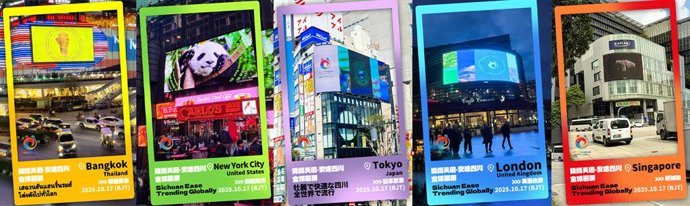 China’s Sichuan Extends Cultural Tourism Invitations at Global Landmarks