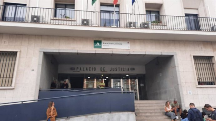 Audiencia Provincial de Huelva durante el juicio por el atropello de Gibraleón.