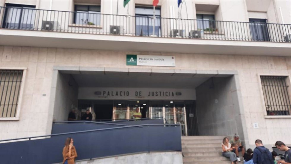 Audiencia Provincial de Huelva durante el juicio por el atropello de Gibraleón.