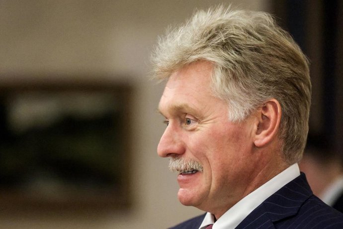 Archivo - Arquivo - O porta-voz do Kremlin, Dmitry Peskov, durante uma reunião na capital russa, Moscou (arquivo).