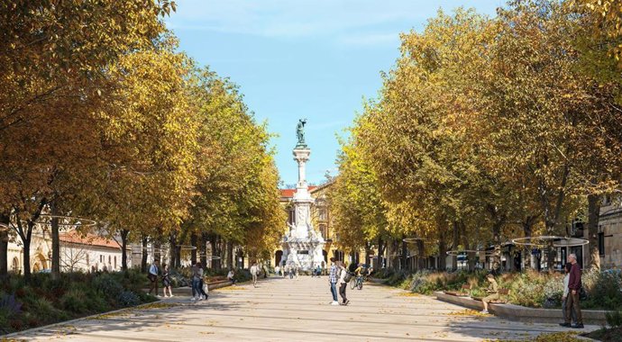 Recreación del Paseo de Sarasate