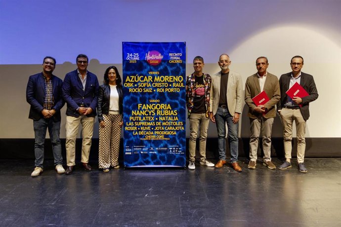 Presentación del festival Horteralia que se celebra este fin de semana en Cáceres