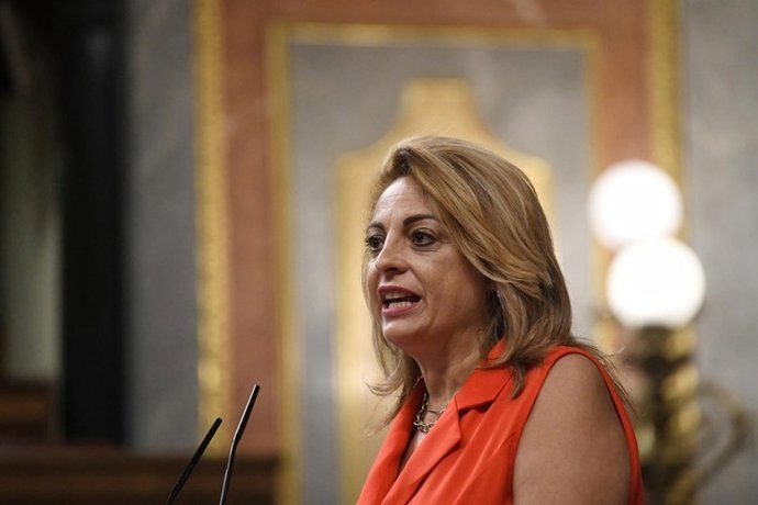 Archivo - Cristina Valido, portavoz de CC en el Congreso