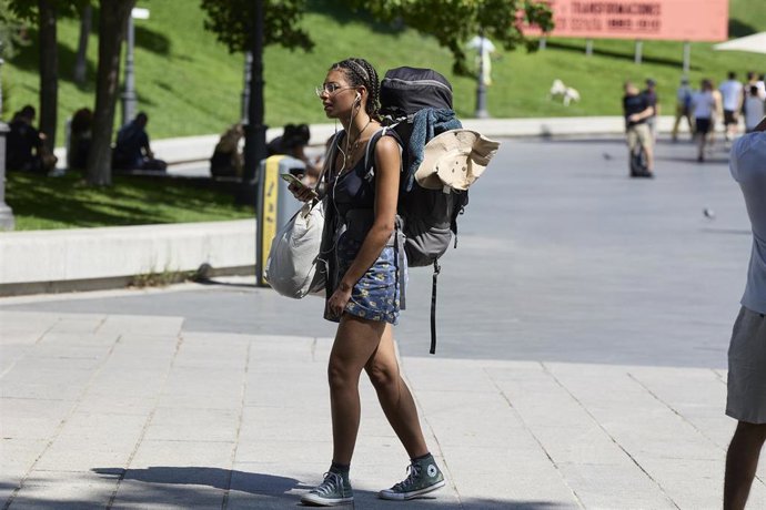 Archivo - Una turista. 