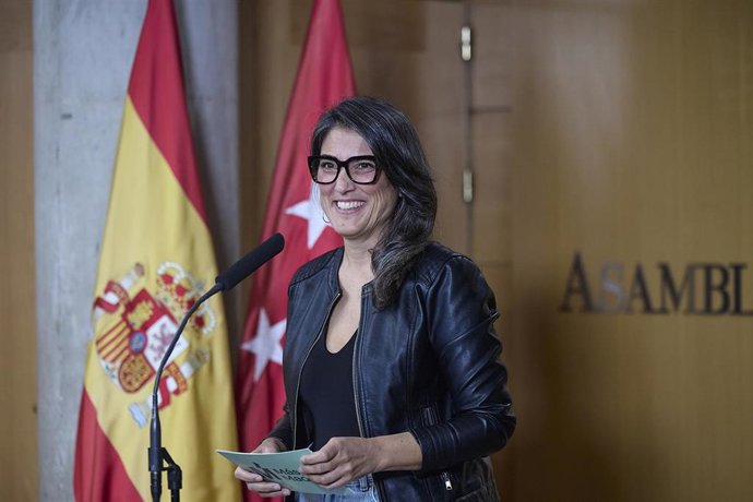 La portavoz de Más Madrid en la Asamblea de Madrid, Manuela Bergerot.