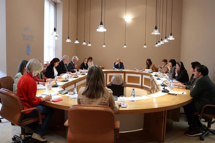 Junta de portavoces del Parlamento de Galicia.
