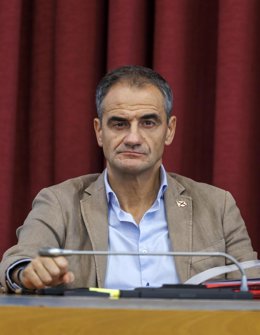 El portavoz del Grupo Popular en el Ayuntamiento de Logroño Miguel Sainz, en el Debate sobre el Estado de la Ciudad 2025