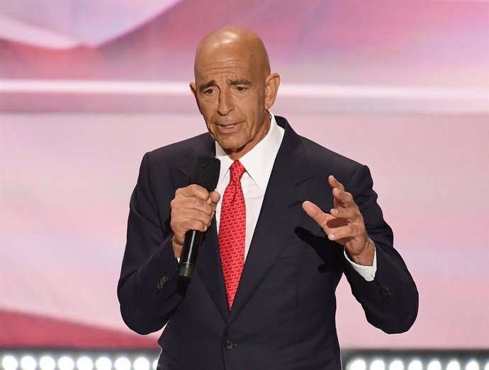 Archivo - Tom Barrack, embajador de Estados Unidos en Turquía y enviado especial para Siria.