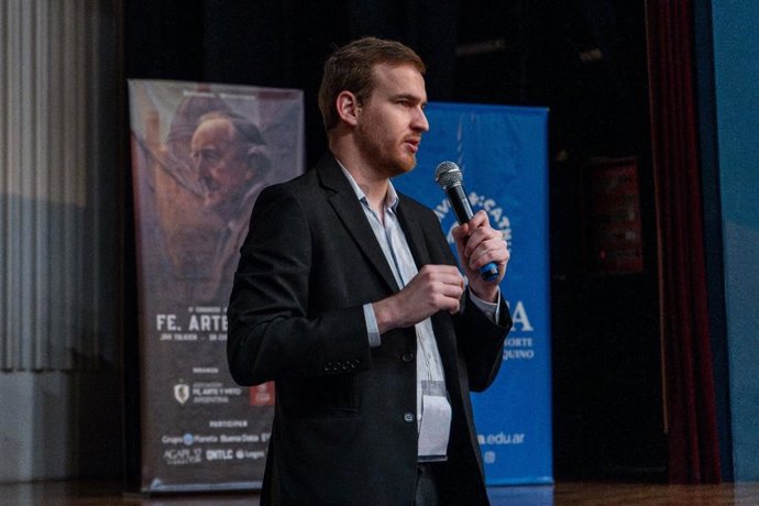 Juan Tomás Widow durante su intervención.