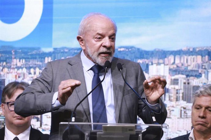Luiz Inácio Lula da Silva, presidente de Brasil.