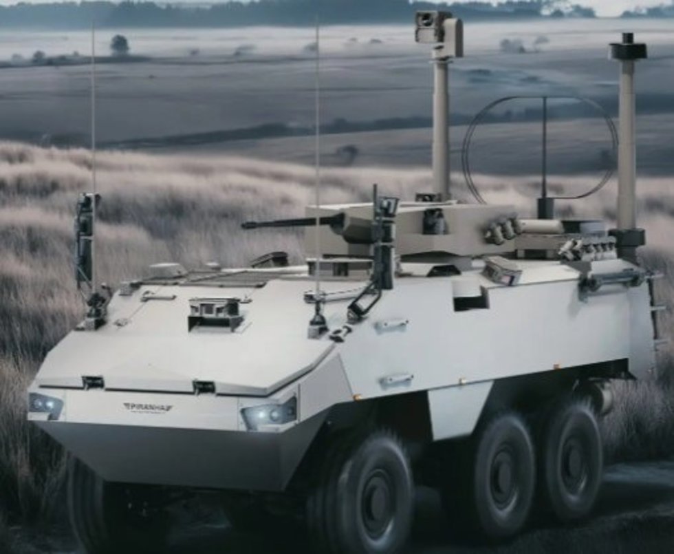 Archivo - Un 'Piranha 6x6' desarrollado por General Dynamics European Land Systems