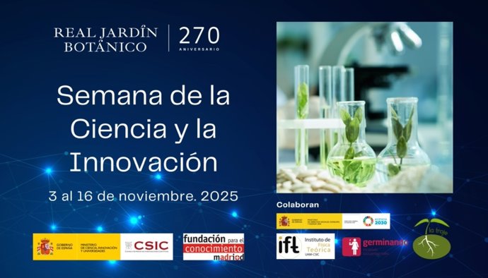 Abiertas las inscripciones para la Semana de la Ciencia en el RJB-CSIC, del 3 al 16 de noviembre en Madrid