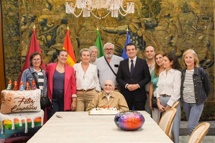 Homenaje a Feliciano Rafael Fonseca con motivo de su cien cumpleaños, dentro del programa 'Cordobeses Centenarios'.