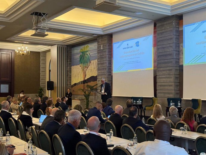 Vieites durante su intervención.