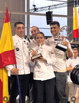 La Selección Española de Panadería Artesana, subcampeona de la 23º Copa de Europa.