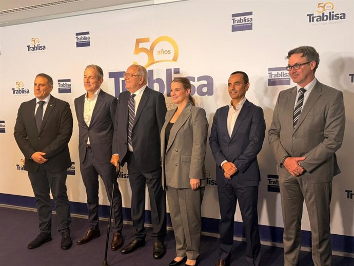 La presidenta del Govern, Marga Prohens, participa en el acto conmemorativo de los 50 años de la empresa Trablisa