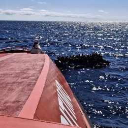 Salvamento Marítimo rescata una patera en aguas próximas a Gran Canaria