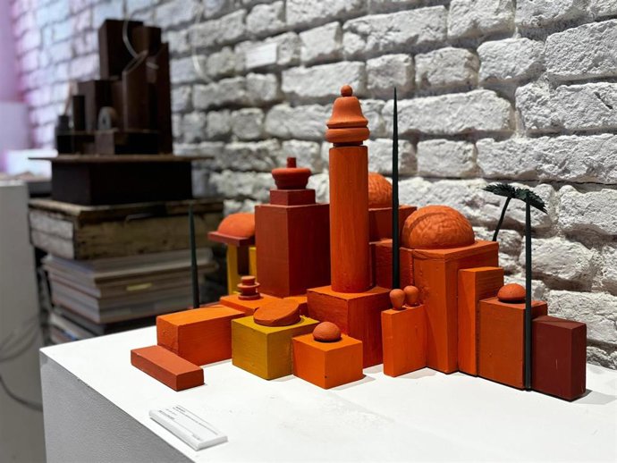 Una de las obras de 'El Jardinero' expuestas en el Espacio EXZéntrico.