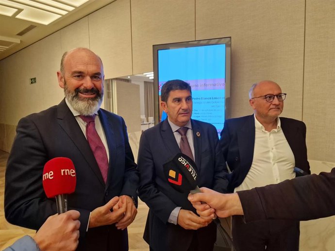 Miguel Caruncho, Pedro Blanco y Abel Losada.