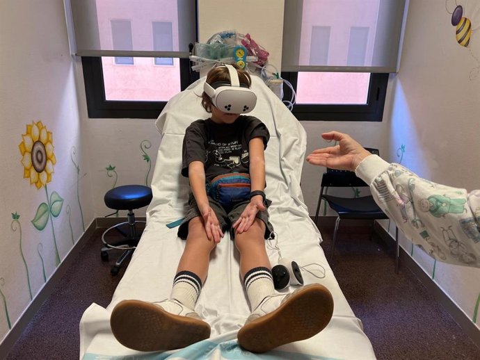 Gafas de realidad virtual para urgencias pediátricas