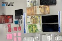 Detenida una pareja por presunto delito contra la salud pública e intervenidas nueve dosis de 'tusi' en Palma