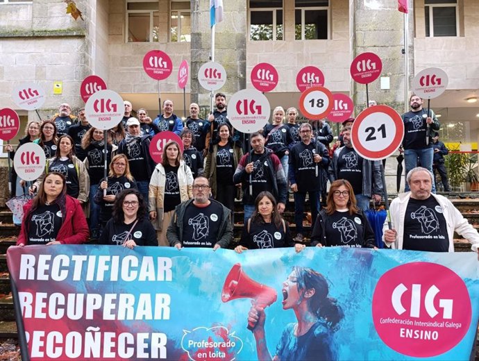 Concentración CIG-Ensino