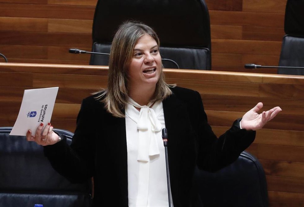 La vicepresidenta del Gobierno, Gimena Llamedo.